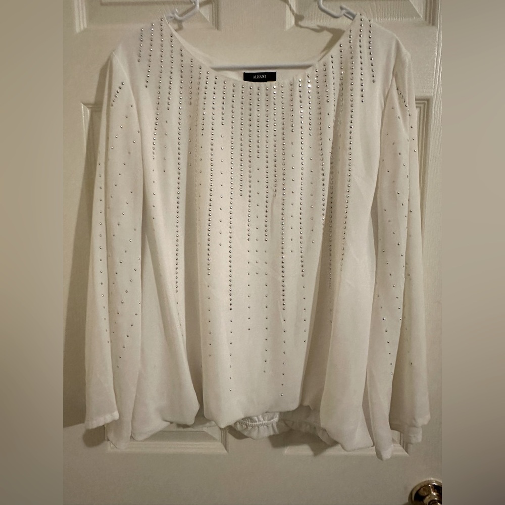 Alfani embellished dress shirt
